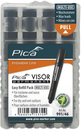 PICA 991/46 4 mInes de recharge VISOR noir